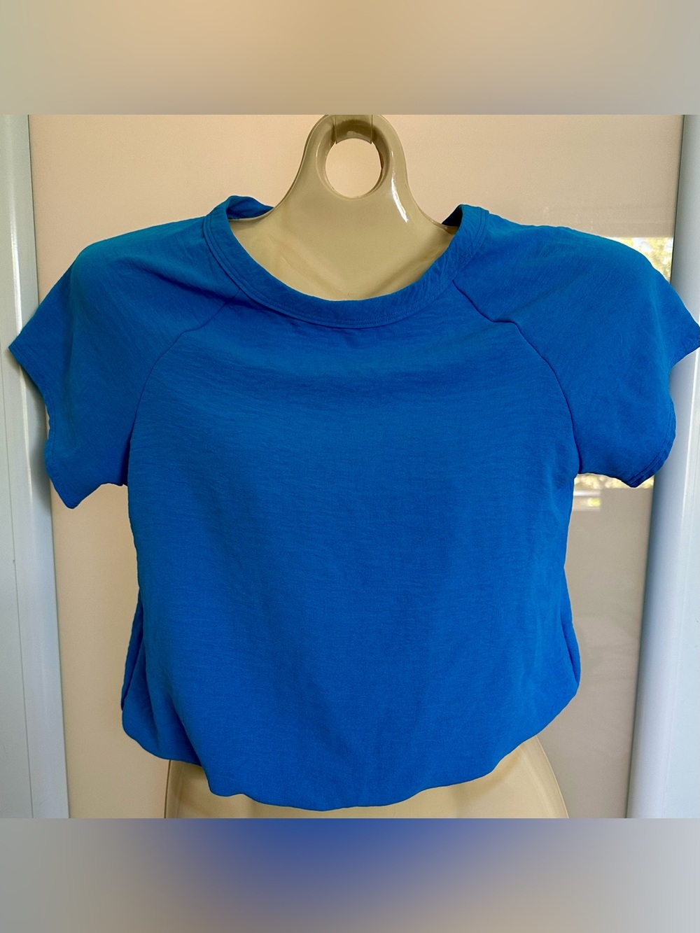 Urban Freedom Blue Crop Top
